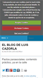 Mobile Screenshot of luiscazorla.com